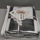 Striped Comforter Set Black and White Stripe Bedding Set Twin Kids Boys Girls Women Men Farmhouse Ticking Stripes Duvet Set Modern Geometric Lines Adults Abstract Gothic Home Decor Soft Reversible (Multi 93)