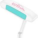 PGM Golf Putter fo Women, Left Handed, Blade Golf Putter with Alignment Aid, High Stability, Straighter Putts [Length:33 inch - Steel Shaft]