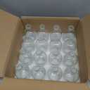 YOUEON 16 Pack Clear Glass Bud Vases, Small Bud Vases in Bulk, Glass Flower Vases for Centerpieces, Vintage Decorative Bottle Vases for Flowers, Home Decor, Wedding Reception, Office