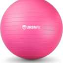 URBNFit Exercise Ball - Yoga Ball for Workout Pregnancy Stability - AntiBurst Swiss Balance Ball w/ Pump - Fitness Ball Chair for Office, Home Gym