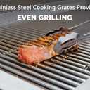 Uniflasy 18.75" Cooking Grate for Weber Genesis II 300 Genesis II LX 300 Series Gas Grills, Genesis ll LX E-340/S-340, Genesis ll S-310, Genesis ll 310/335 304 Stainless Steel Grates for Weber 66095
