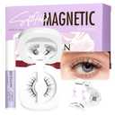 BEYELIAN Magnetic Eyelashes with Applicator, Soft Magnetic Lashes Natural Look Comfortable & Secure Fit Easy to Apply Reusable (1 Pairs, CS03)
