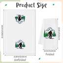 Funny Gorillas Hand Towel - 6Pcs Forest Mountain Gorilla Theme Kitchen Dishcloths Set Polyester Soft Towels for Bathroom Accessories Home Dining Decor Housewarming Gifts for Men Women