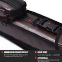 2X2 Pool Cue Hard Case Billiard Sitck Carrying Cases, One Size