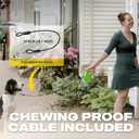 Fida Retractable Dog Leash, 16ft Heavy Duty Pet Walking Leash for Large Dog up to 110 lbs, Tangle Free. One-Hand Brake (Large, Green)