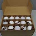 Palonu 30 Pcs Velvet Christmas Balls,2.4 Inch Flocked Ornaments with Velvet Ribbons, Shatterproof Plastic Christmas Bulbs Ornaments for Family Holiday Party Xmas Hanging Decoration(Cream White)