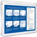 King (17-20 in. Deep) SureGuard Mattress Encasement - 100% Waterproof, Bed Bug Proof, Hypoallergenic - Premium Zippered Six-Sided Cover