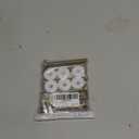 Toilet Seat Screws, Steel Toilet Seat Hinge Bolts and Nuts, Heavy Duty Toilet Fastener with Plastic Nuts and Metal Washers, Toilet Hardware Replacement for Top Mount Toilet Hinges (6)