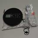 CD Player Portable with Speakers  Rechargeable Personal CD Player for Car and Home, Small Fabric Music Player with Backlit Display, AntiSkip, AUX/USB Port  Ideal for Audiobooks & Gifts