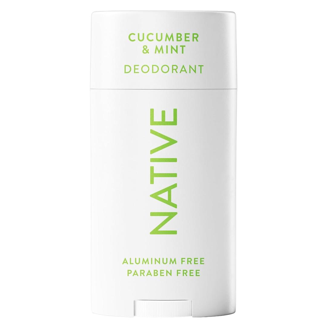 Native Deodorant Contains Naturally Derived Ingredients, 72 Hour Odor Control | Deodorant for Women and Men, Aluminum Free with Baking Soda, Coconut Oil and Shea Butter | Cucumber & Mint