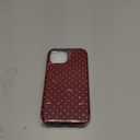 Jusy Compatible with MagSafe Polka Dot Case for iPhone 15, Cute Christmas Polka Dots Magnetic Phone Case, Soft TPU and Hard PC Protective Phone Cover for Women GirlsShiny - Burgundy