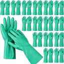 Ysglory 20 Pairs Chemical Resistant Rubber Gloves for Cleaning, X-L