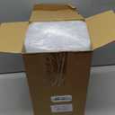 Zhehao 50 Pack 17 oz Clear Snack Containers with Lids 3 Compartment Box Containers Bulk Plastic Bento Snack Boxes for Lunch Work Travel Sauce Dip Condiments