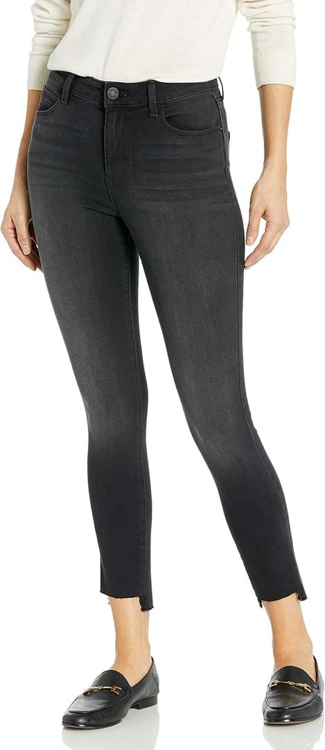 Skinnygirl Women's High Rise Straight Leg Ankle, Size 27