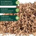 Arcadia Garden Products Confetti Cut Kraft Paper Shred Filler, Recyclable Packing for Packaging, Shipping, Moving, Cushioning, Gift Baskets, Gift Wrapping, Holidays, and Crafts, 2 lb
