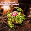 SATHIBI Flower Bouquet Building Set, Flowers Basket Bonsai Plants with Light, Botanical Collection Wall Decor, Creative Building Toy Gift for Adults (691 PCS)