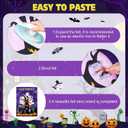 Halloween Felt Board 3.4FT 36 Pcs Happy Halloween Felt Story Board Dead Tree DIY Craft Project Scary Pumpkin Ghost Hanging Ornament Decor Storytelling for Trick or Treat Gift (36, Tree)