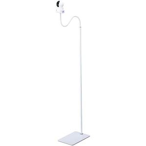 80"-31" Tall White Floor Holder Stand Mount for Security Cameras, 3.2lbs Base,Height Adjustable 31.5-80",Compatible with Baby Camera Monitor/Security Cameras/Pet Camera