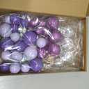 Leinuosen 76 Pcs Kpop Cake Topper Popular Singer Birthday Cake Decoration with Purple Disco Balls Pop Music Birthday Party Decoration Kpop Theme Party Supplies