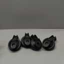 4Pack Wide Mouth Mason Jar Pour Spout Lid Airtight Pour Spout Lid with Handle, Turns your Mason Jar into Pitcher, BPA Free & Durable Flip Cap Lids Easy to Clean Fit for Canning Jars (4 Black)