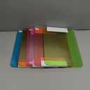 Amazon Basics Colorful, Sturdy, Lightweight Plastic Clipboards, Pack of 6, Letter Size, Assorted Colors