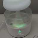 Rain Cloud Humidifier, Rain Humidifierrain Humidifier Water Drip, Water Drip Rain Sounds for Sleeping, Mushroom Waterfall Lamp, Desk Humidifiers for Office (White)