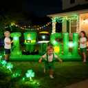 8FT St Patricks Day Inflatables Decorations, Built-in LED Lights Inflatable Irish Letters with Shamrock & Gold Coin Pot & Gold Coins Outdoor St Patricks Day Holiday Lawn Yard Garden Patio Dcor (8FT)
