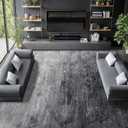 Washable Rug 10x14 Area Rugs for Living Room - Stain Resistant Non-Slip Backing Boho Rug for Bedroom,Durable & Ultra-Thin Vintage Large Area Rug(10x14,Gray) (Grey)