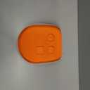 Storage Case Compatible with YOTO Mini (2024 Edition) Kids Screen-Free Bluetooth Audio Player+ Wired Headphones Bundle(Gray Case,Orange Zipper)