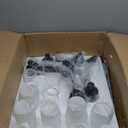 9 Light Black Chandelier, Modern Farmhouse Chandeliers for Dining Room Light Fixtures Over Table, Kitchen Island Lighting Fixture with Clear Glass Cover for Living Room Kitchen Island Bedroom Foyer