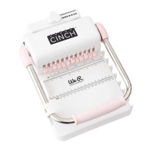 We R Memory Keepers, Cinch Book Binding Machine 2, Pink/White, Easy to Use Design with Slide Ruler, Compatible with Wire or Spiral Coils, Make Professional Books, Notebooks, Calendars and More We R Memory Keepers, Cinch Book Binding Machine 2, Pink/White, Easy to Use Design with Slide Ruler, Compatible with Wire or Spiral Coils, Make Professional Books, Notebooks, Calendars and More