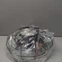 Ceiling Fans with Lights and Remote 18" Small Black Flush Mount Outdoor Ceiling Fan lights Rustic Low Profile Reversible Bladeless Ceiling Fan for Patios,Farmhouse,Bedroom,Kitchen,Living room