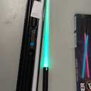 2 Pack Lightsaber, 15 RGB Colors Dueling Light Sabers, 2-in-1 Double Blade with FX Sound & Motion Sensor, USB Rechargeable Metal Hilt Sword for Adults Halloween Cosplay Gift
