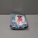 Girls Light-Up 80s Costume Set for Kids - Christmas Dress-Up, Holiday Party Decades Day Rock Star Outfit (Large, Pink)