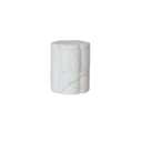 Creative Co-Op Elegant Marble Pinch Pot with Lid, White