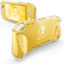 Mumba Case for Nintendo Switch Lite 2019, [Thunderbolt Series] Protective Clear Cover with TPU Grip (Clear)