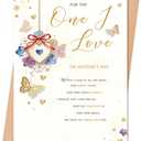uugtcard Mother's Day Card for Mom Wife, Mothers Day Gift for Daughter Grandma
