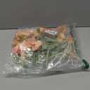 Artificial Flowers 6 Stems Poppy Silk Bouquet,for Wedding, Home, Party Decoration,Table Centerpiece Arrangement(Orange Pink 6pcs)