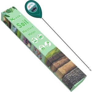 XLUX Long Probe Deep Use Soil Moisture Meter, Water Monitor Indicator Sensor, Hygrometer for Outdoor Indoor Large Pot Plants, Flower, Gardening, Farming