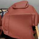 coverdream RAM Seat Covers Full Set for 2019-2026 Ram 1500 CrewCab Limited,Laramie Pickup,Rear 40/20/40 Split Backrest,Fully Covered,Waterproof Truck Leather Seat Protector(Wine Red)
