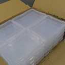 Transparent 5" x 7" Photo Storage Boxes - Photo Organizer Cases Photo Keeper Picture Storage Containers Box for Photos - 20 Pack (Clear)