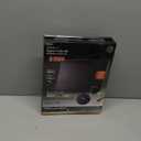 GE Amplified HD TV Antenna, LED Signal Strength Meter, Long Range, Supports 4K 1080P UHF VHF HDTV Channels, Amplifier Signal Booster, 10ft Coax Cable and AC Adapter, Indoor, 40529