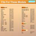 4PCS Tire Pressure Sensor 13540600 315MHz TPMS Sensor for Ch-evy Silverado for GMC Sierra Yukon for Cad-illac RePlace 13598771 13586335 23445327,43130-85Z00 43130-85Z03