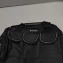 TICONN Heavy Duty Tool Bag with Multi-Pockets, Portable Tool Box Organizer Storage Bag, with Adjustable Shoulder Strap and Ergonomic Handle (Black, 12" Standard Base)