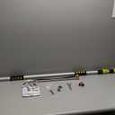 Buyplus 24FT Reach Telescoping Gutter Cleaning Tools -16FT Rain Gutter Cleaner Tools From Ground with 3/4" Brass Garden Hose Shut Off Valve, Bendable Flexible Water Wand for Garden Hose, Window