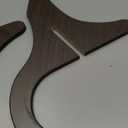 Ukulele Stand, Instrument Stand, Portable Mandolin Stand Ukelele Accessory, Black Walnut