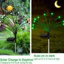 Kohlrabi Solar St Patricks Day Lights Outdoor, 10 Pack 80 LED Green Firefly Lights Waterproof, Sway by Wind, Solar Wind Swaying Light for Yard Patio Backyard Garden Flower Bed Pathway Decoration