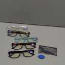 Gaoye 0.5 Professional Reading Glasses for All Day - Computer Readers with Blue Light Protection - Value Pack (A1-5 Pack Mix Color)