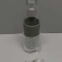 veegoal 25 Oz Borosilicate Glass Water Bottles with Bamboo Lid, BPA-FREE, Non-Slip Silicone Sleeve, and Stainless Steel Leak Proof Lid - Reusable Glass Bottle for Men and Women (Olive)