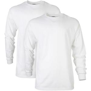 Gildan Adult Ultra Cotton Long Sleeve T-Shirt, Style G2400, Multipack XL